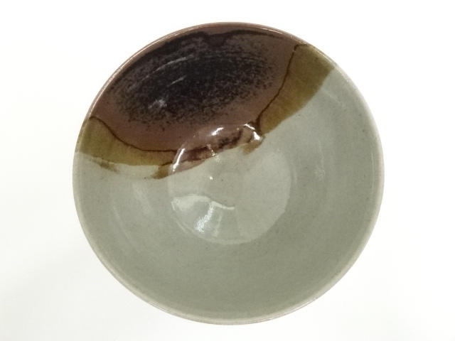 道具 ] - 道具 古曽部焼 寒川義崇造 掛分銹絵茶碗（共箱） | ネット